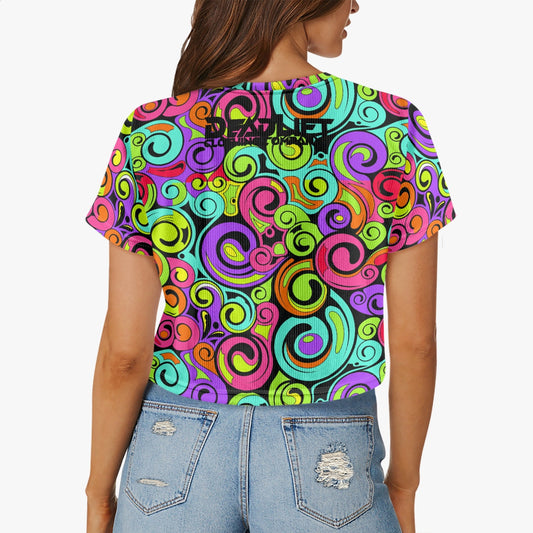 DeGroovy Loose Crop Top Tee