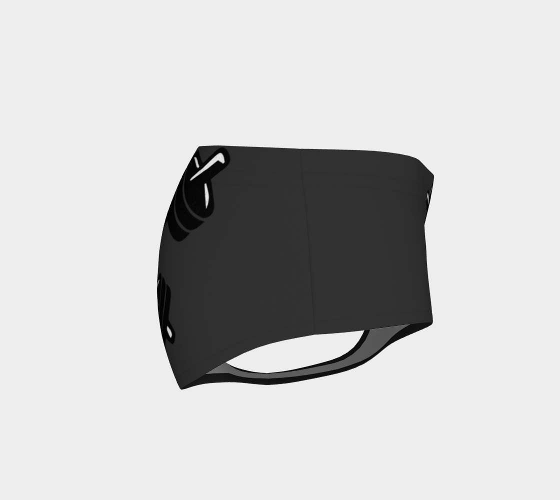 Bangers Charcoal Mini Shorts