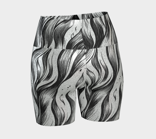 Flamed Yoga Short Glitter