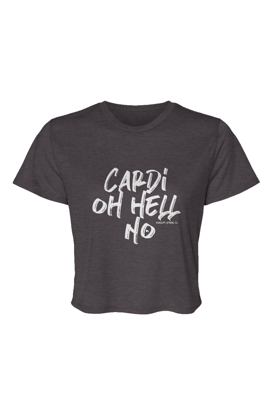 Cardi Oh Flowy Cropped Tee