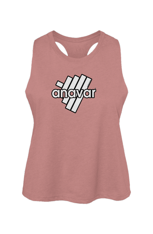 anavar Racerback Cropped Tank