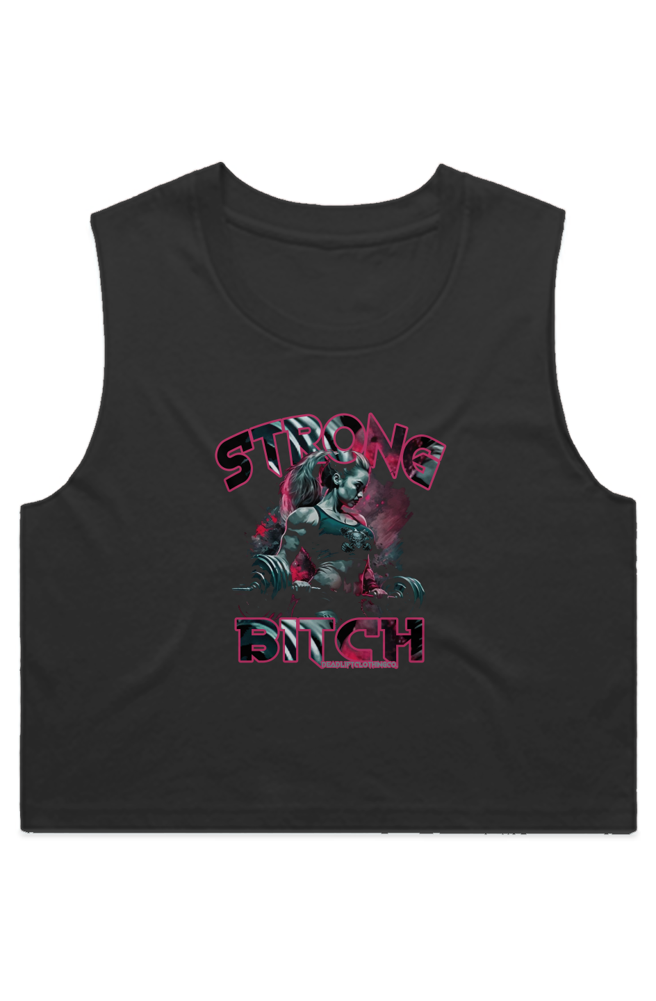 Strong B*tch CROP TANK
