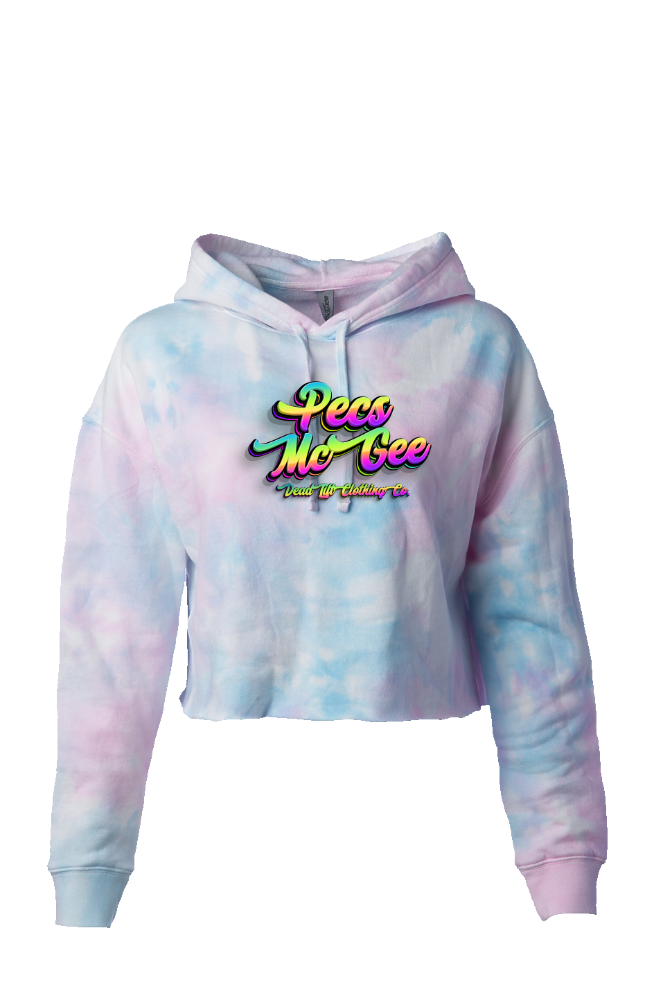 Pecs McGee Tie Dye Crop Top