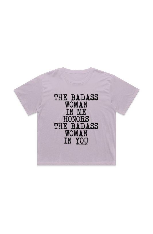Badass Honors Martina Crop Tee