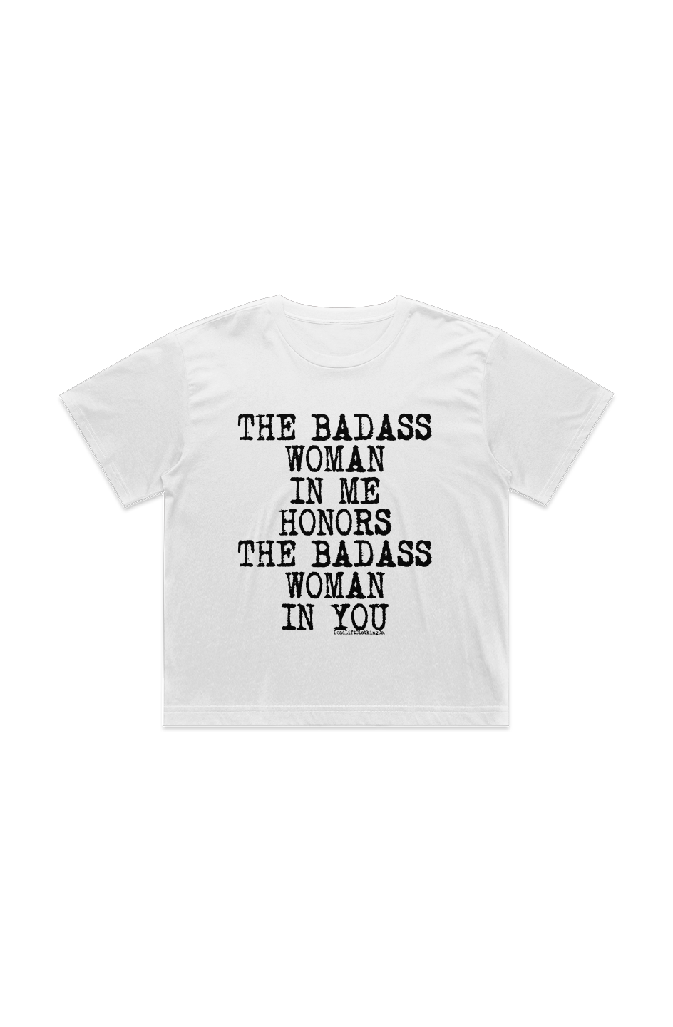 Badass Honors Martina Crop Tee