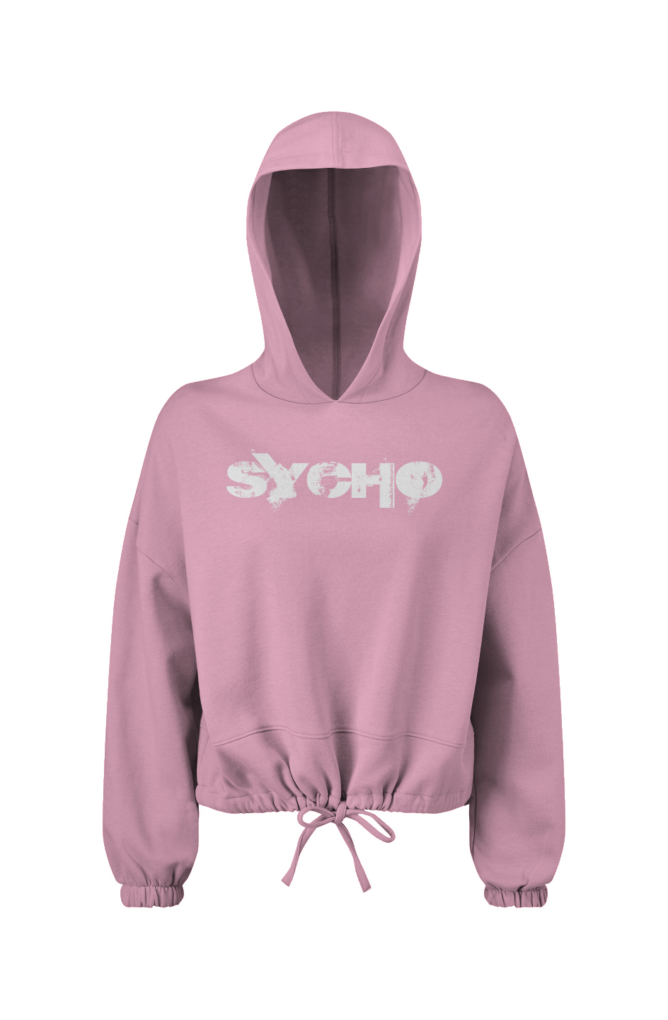 Sycho Cropped Oversize Hooded Sweatshirt