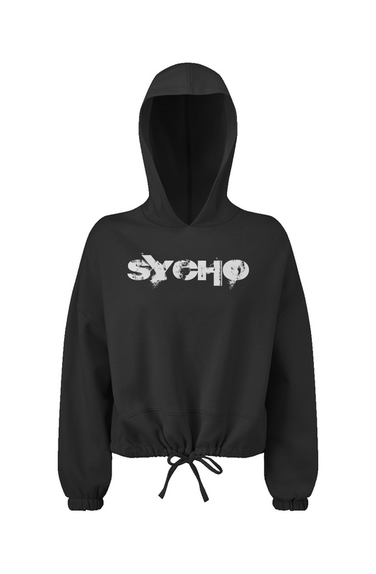 Sycho Cropped Oversize Hooded Sweatshirt