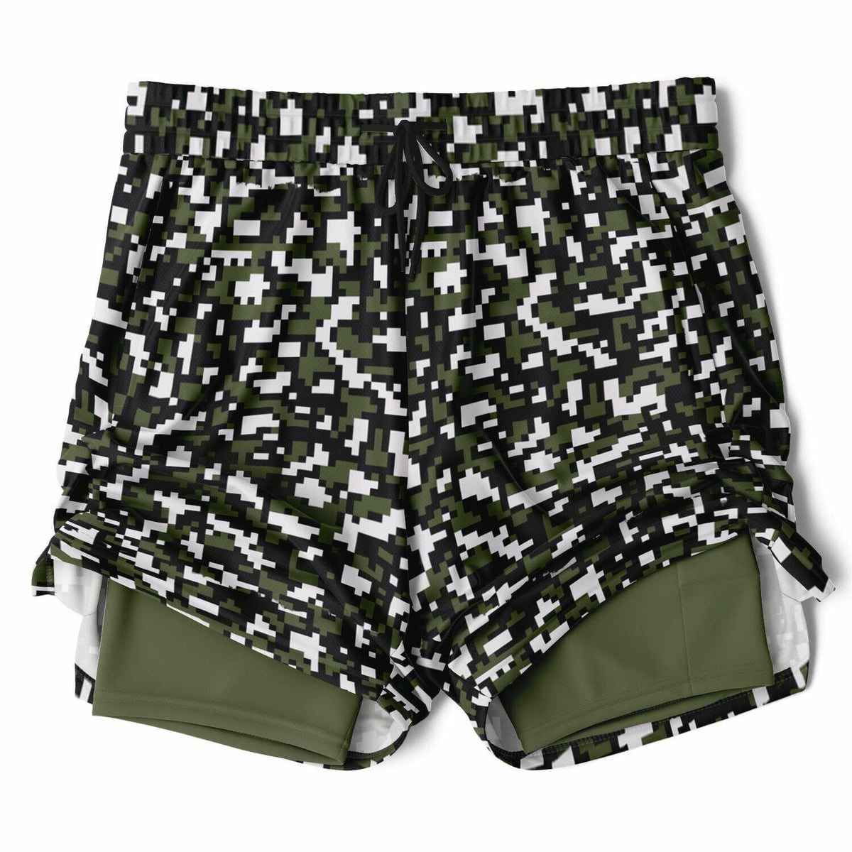 CamStracto Men's 2-in-1 Shorts