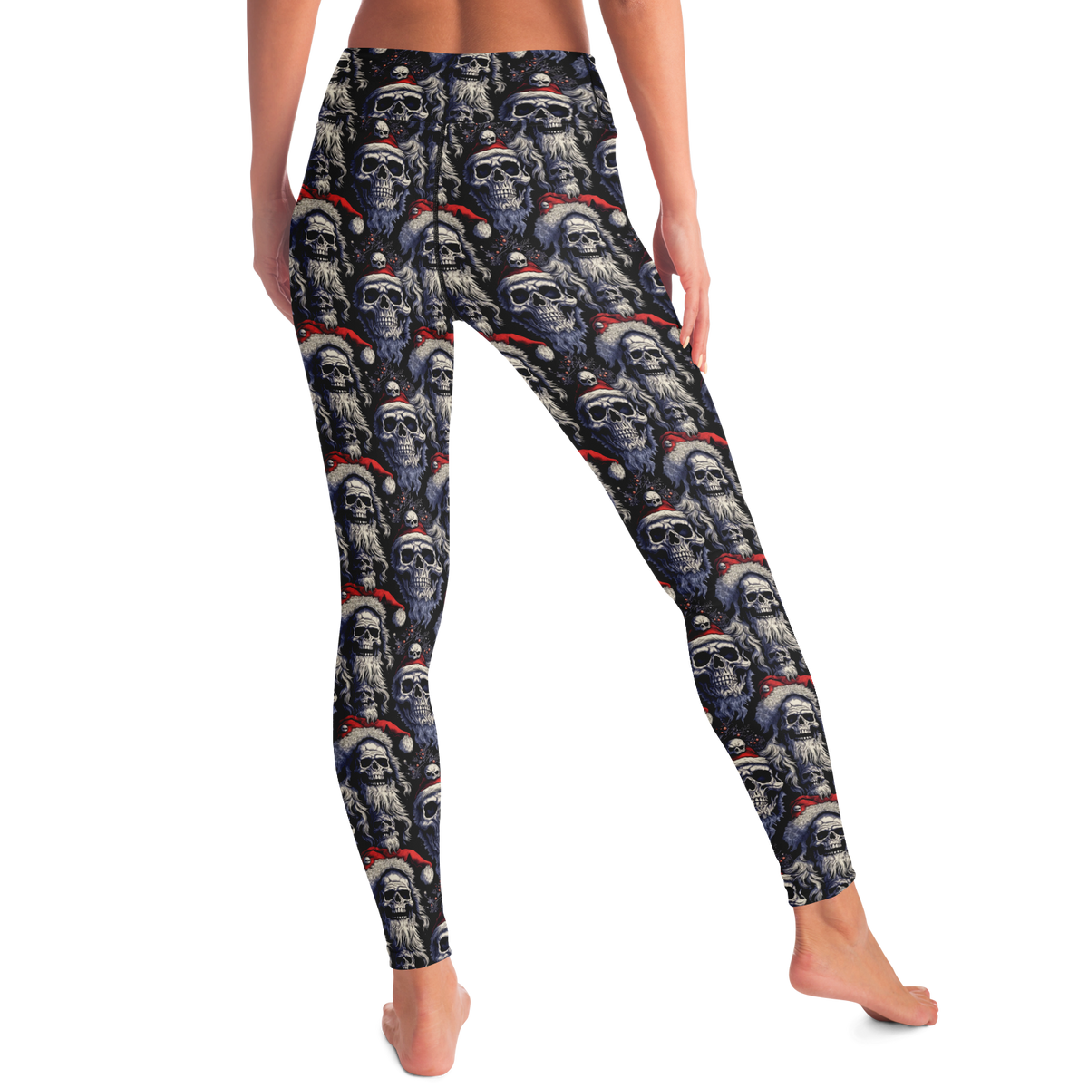 Santa Skullz Yoga Leggings