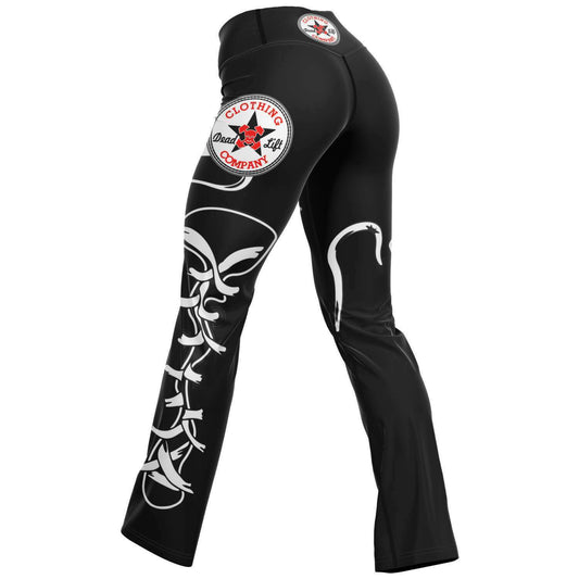 Chucks Black Flare Leggings