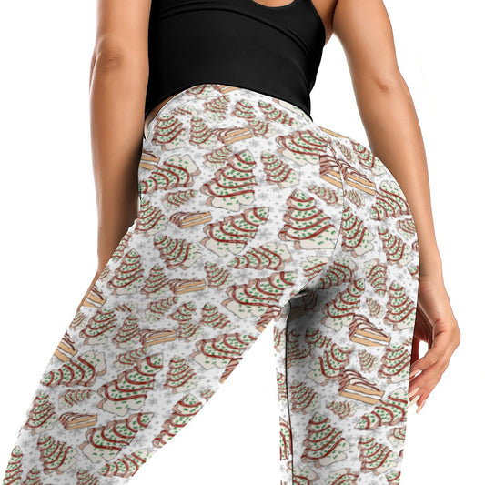 Christmas Tree Cake Leggings
