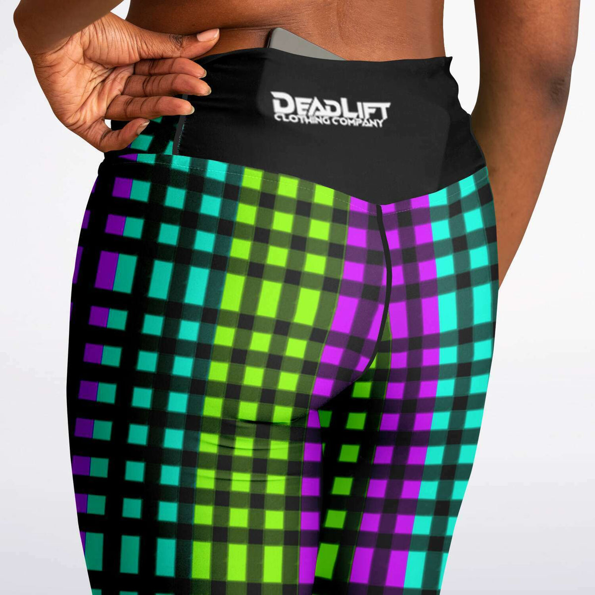 HV Plaid Flare Leggings