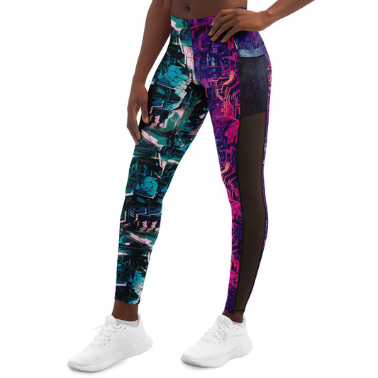 CyberSkullNetik Mesh Pocket Legging
