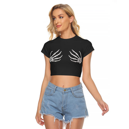 Get A Grip Raglan Cropped T-shirt