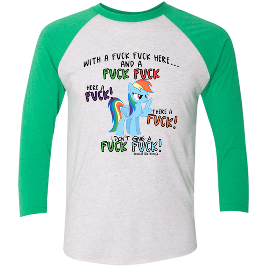 Caring Unicorn Raglan T-Shirt