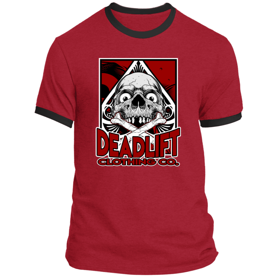 Card Trick Ringer Tee