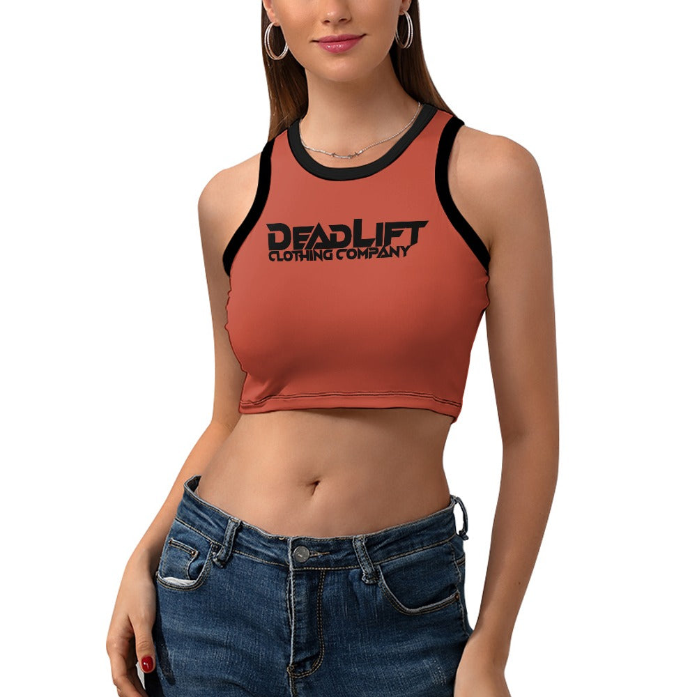 Fall Colors Cropped Slim Racerback