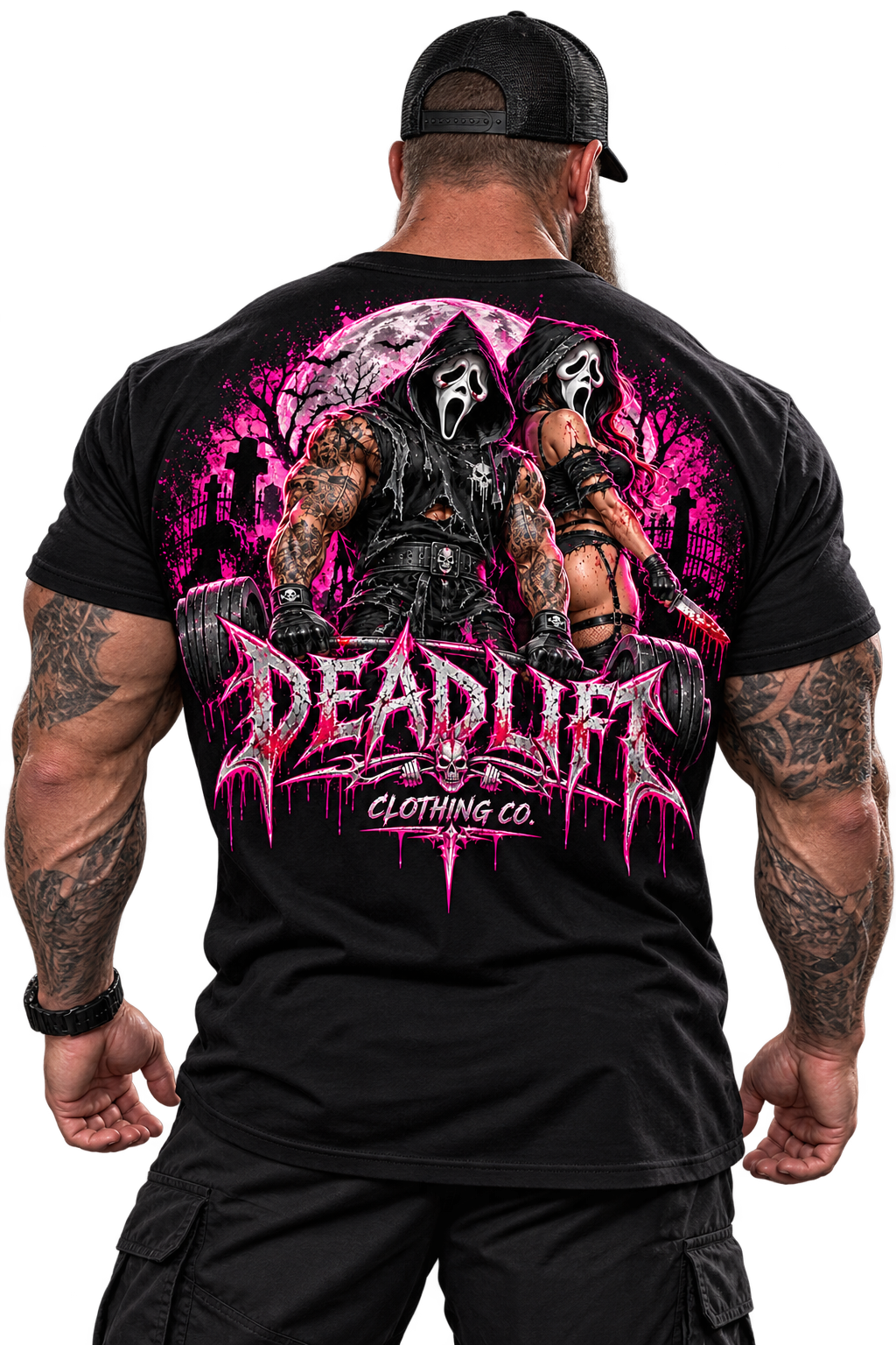 Ghostfaced Comfort Colors Pink