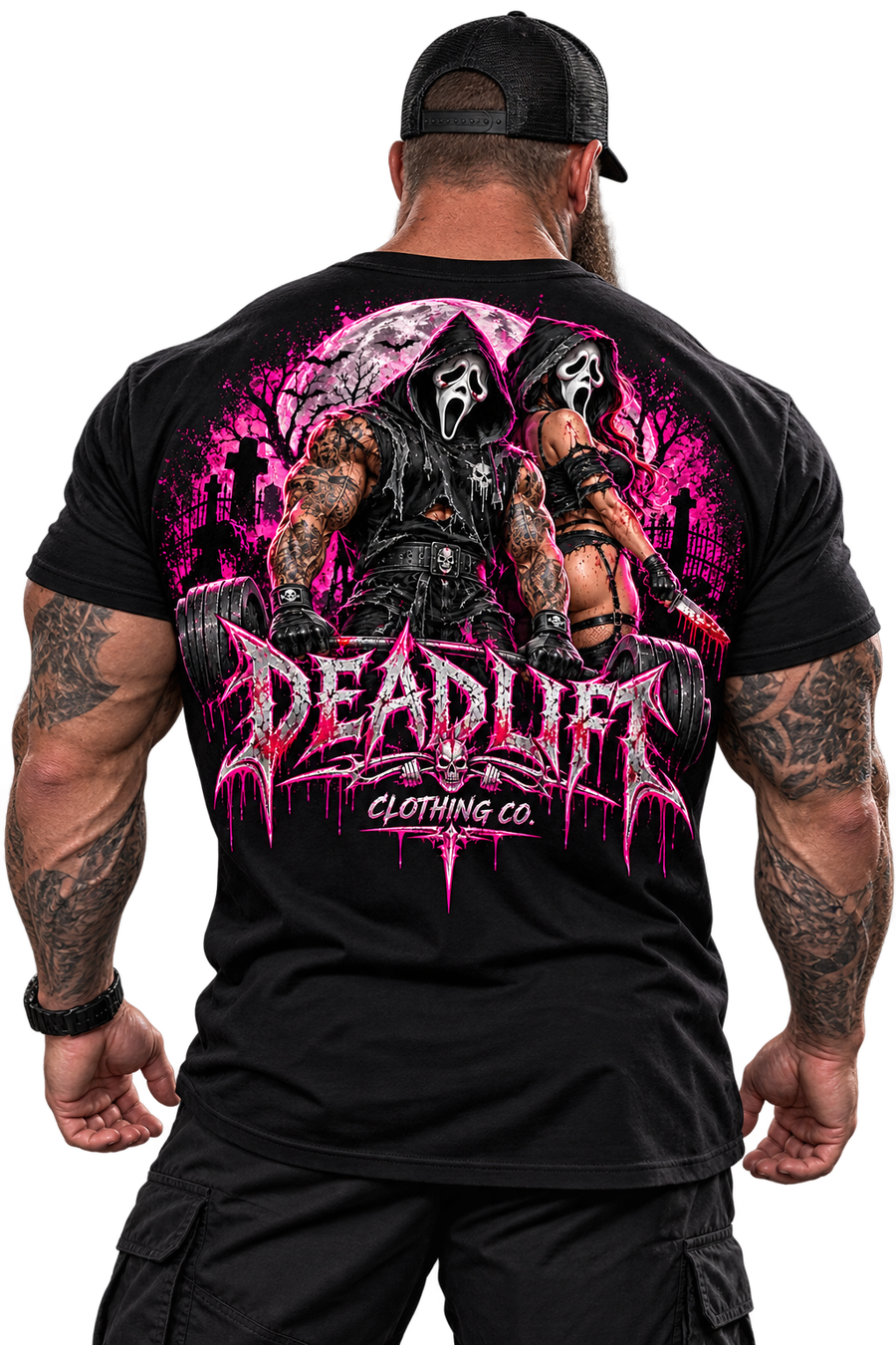 Ghostfaced Comfort Colors Pink