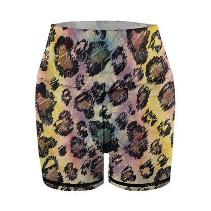 Primal Sketch Yoga Shorts