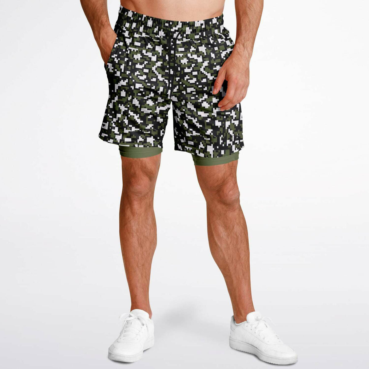 CamStracto Men's 2-in-1 Shorts