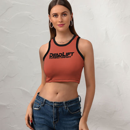 Fall Colors Cropped Slim Racerback