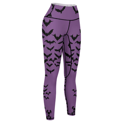 Batty Purple Yoga Pants