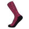 Animalistic Pink Crew Socks