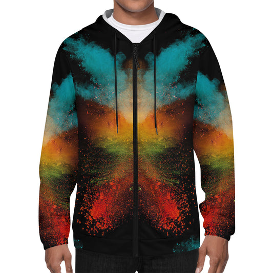 Chalk The Rainbow Lightweight Zippie