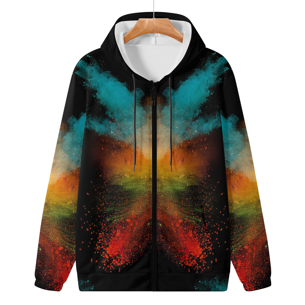 Chalk The Rainbow Lightweight Zippie