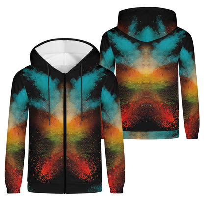 Chalk The Rainbow Lightweight Zippie