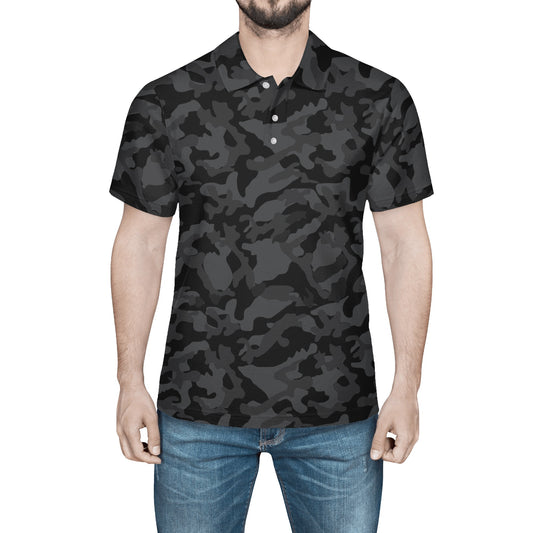 Black Camo Polo