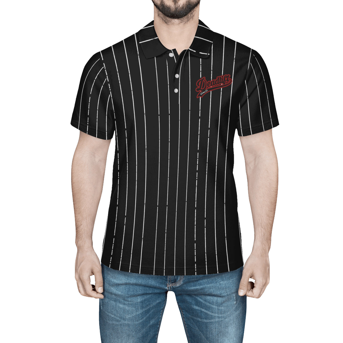 DLCC Pinstripe Polo