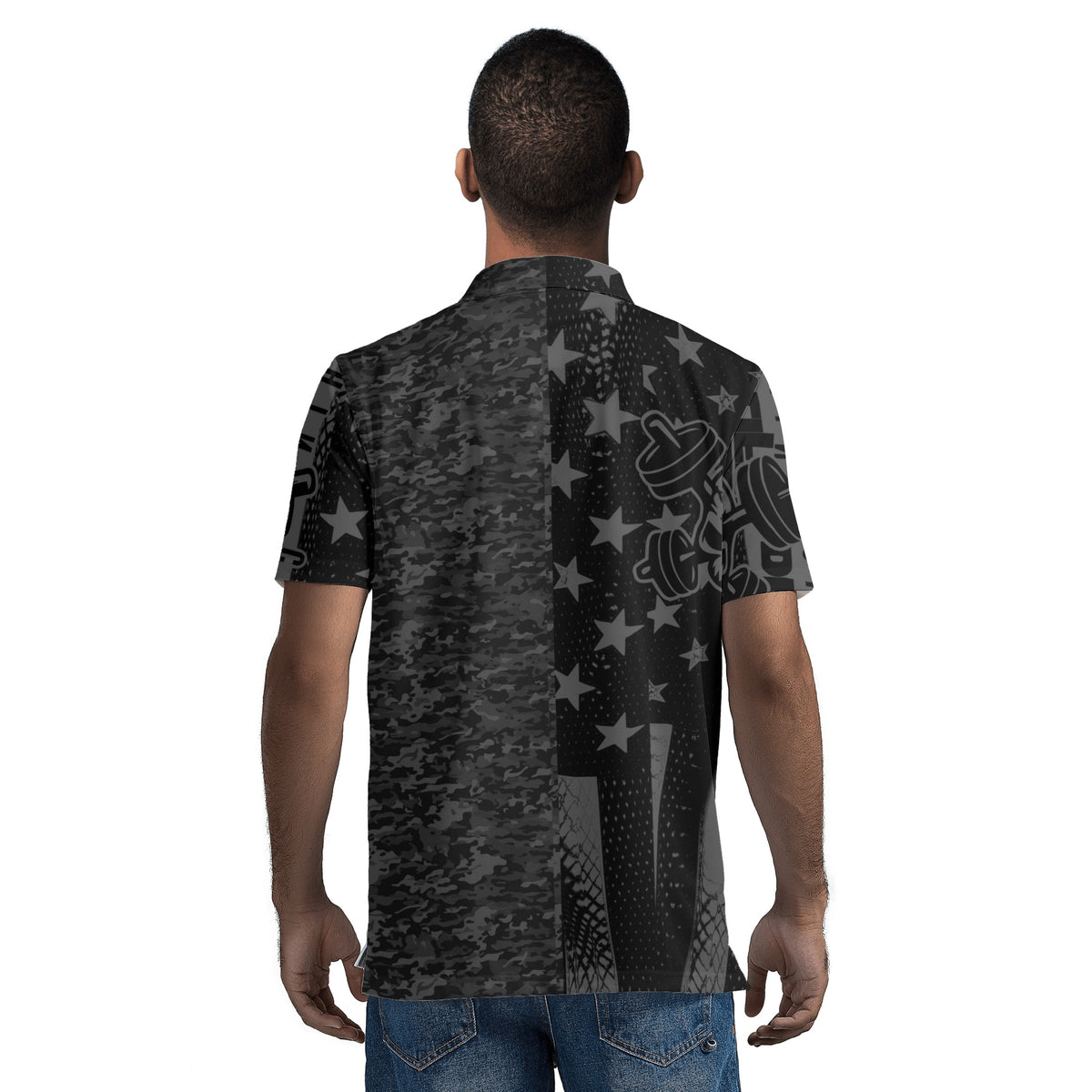 America AF Camo Mix Polo