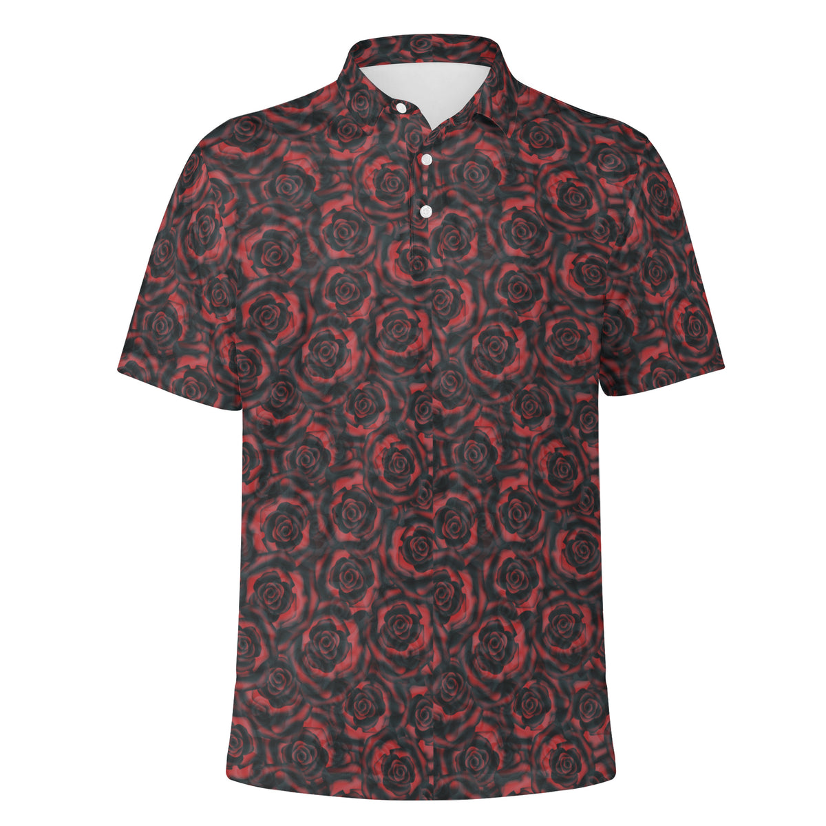 Black And Rose Polo