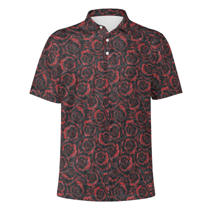 Black And Rose Polo