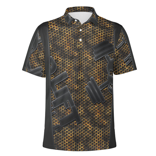 BrandedBanded Honey Hex Polo