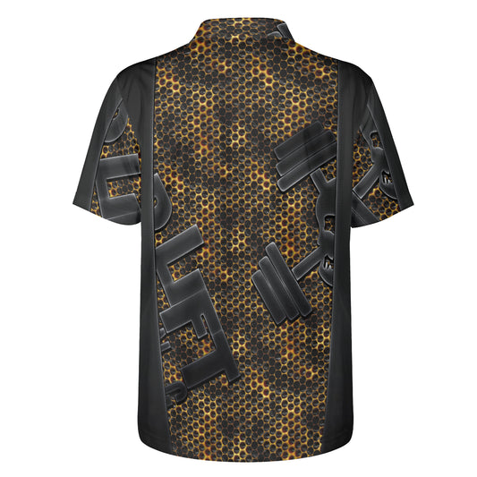 BrandedBanded Honey Hex Polo