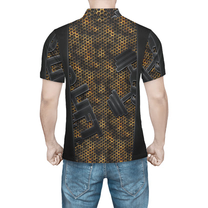 BrandedBanded Honey Hex Polo
