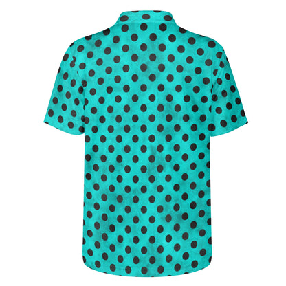 Teal I Collapse Polo