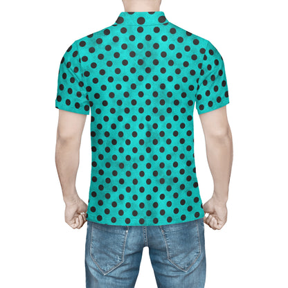 Teal I Collapse Polo