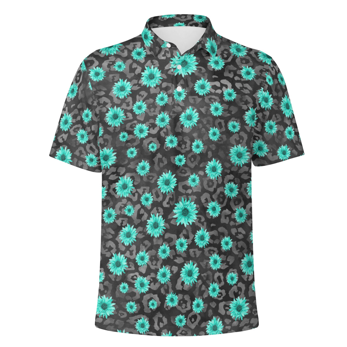 CamoTeal Tee Polo