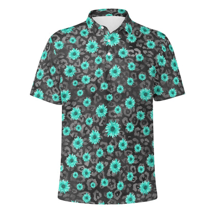 CamoTeal Tee Polo