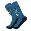 Fighter Flight Electric Blue Crew Socks