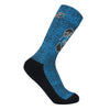 Fighter Flight Electric Blue Crew Socks