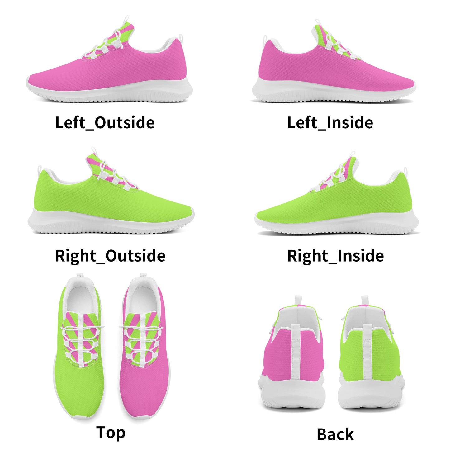 That Neon Pastel Runing Shoes