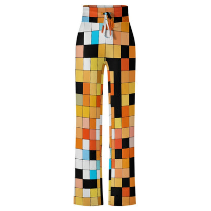 Puzzling  Straight Lace-Up Yoga Pants
