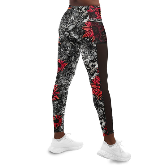 RoseCranial Mesh Pocket Legging