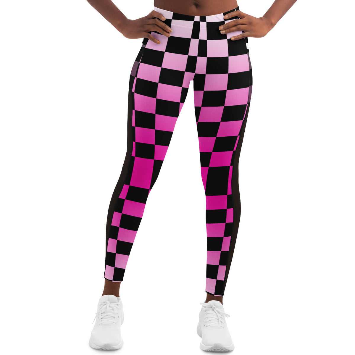 CheckOut The Mirror PINK Mesh Pocket Legging