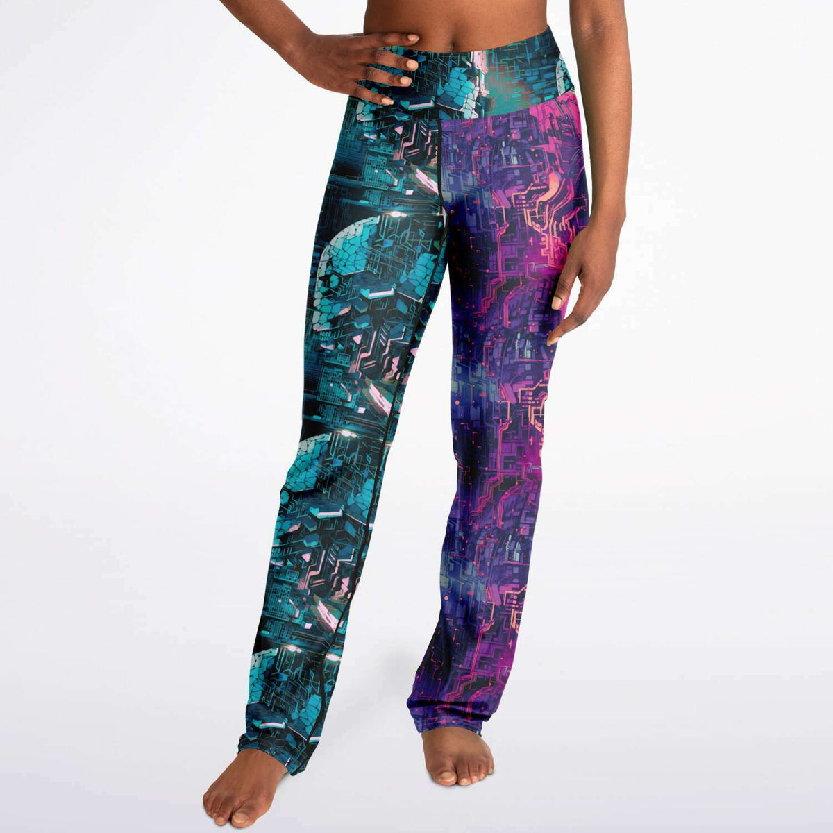 CyberSkullNetik Flare Leggings